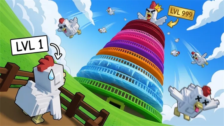 Rebirth and fusion panel in Roblox Grow a Chicken Fighter